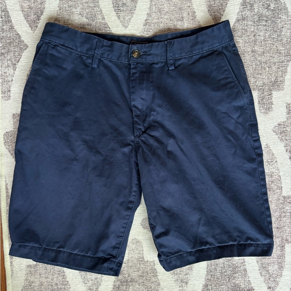 GAP Blue Flat Front Shorts Casual Comfort